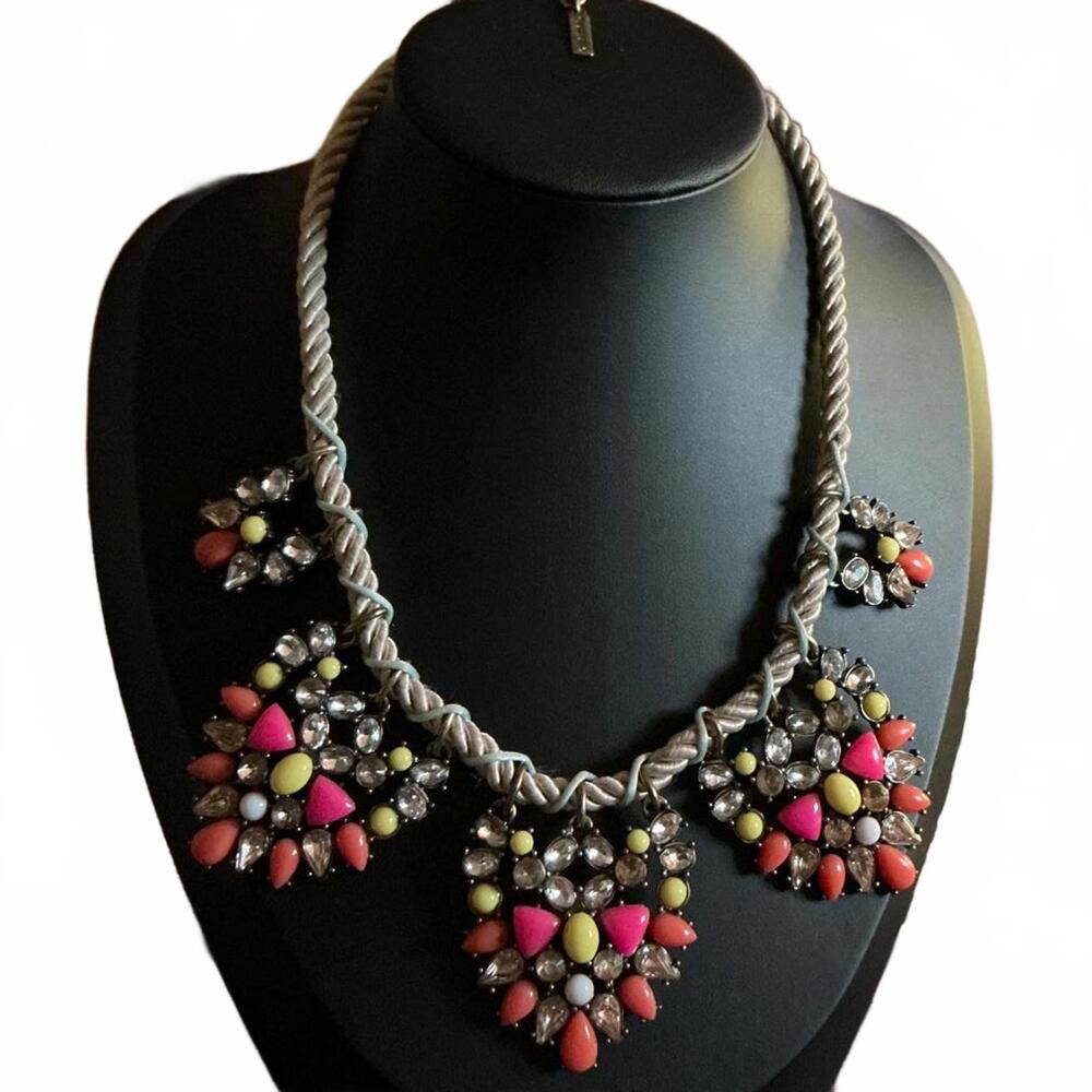 Vibrant Resin Retro Bib Statement Necklace by Sugarfix by BaubleBar